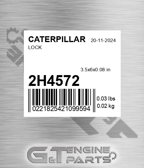 2H4572 Lock