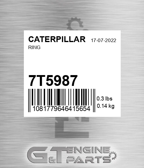 7T-5987 Ring for CATERPILLAR