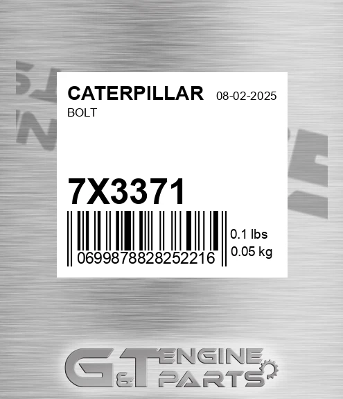 7X-3371 Bolt for CATERPILLAR