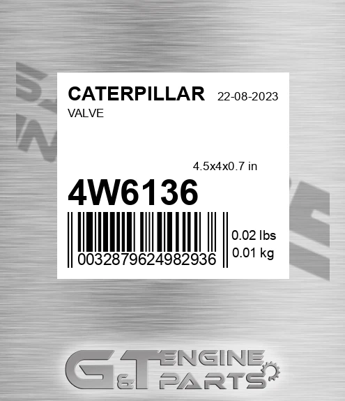 4W-6136 Valve for CATERPILLAR