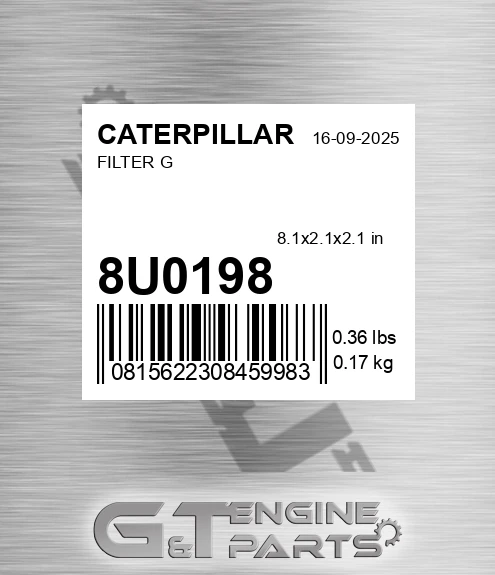 8U0198 Filter G