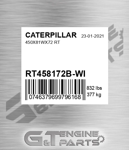 RT458172B-WI 450x81wx72 Rt
