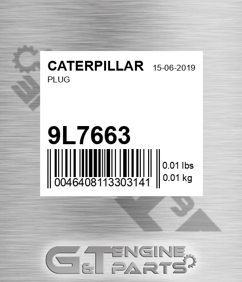 9L-7663 Plug for CATERPILLAR