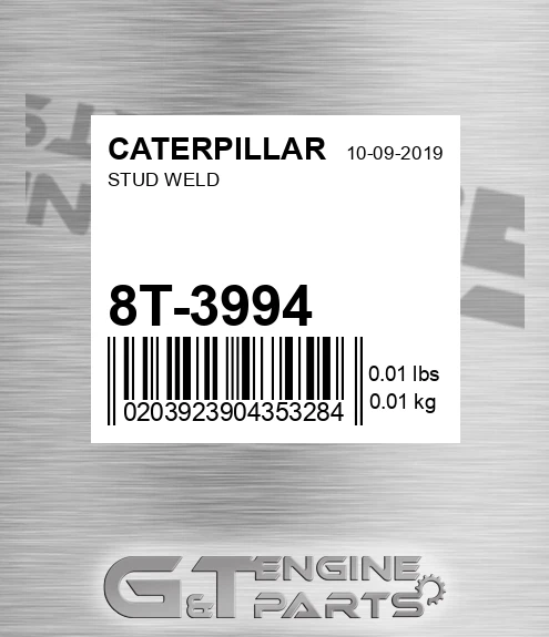 8T-3994 Stud Weld for CATERPILLAR