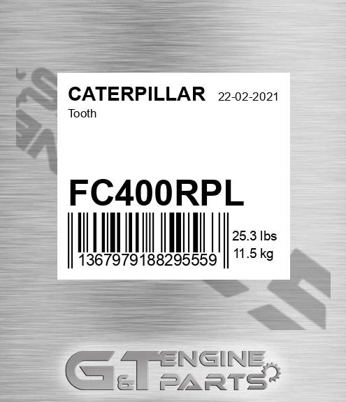 FC400RPL Tooth
