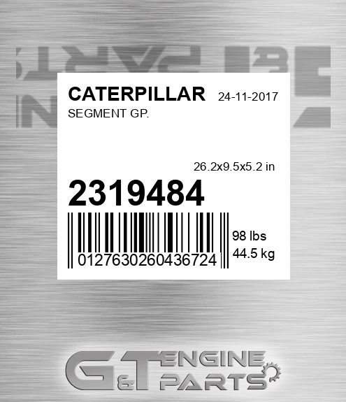 231-9484 Segment Gp. for CATERPILLAR