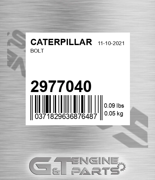297-7040 Bolt for CATERPILLAR
