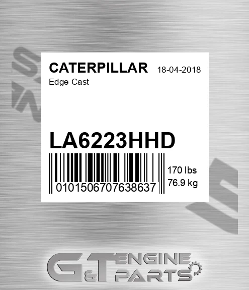 LA6223HHD Edge Cast for CATERPILLAR
