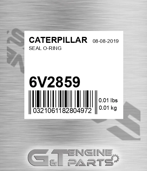 6V-2859 Seal O-ring for CATERPILLAR