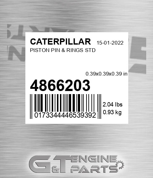 486-6203 Piston Pin & Rings Std for CATERPILLAR