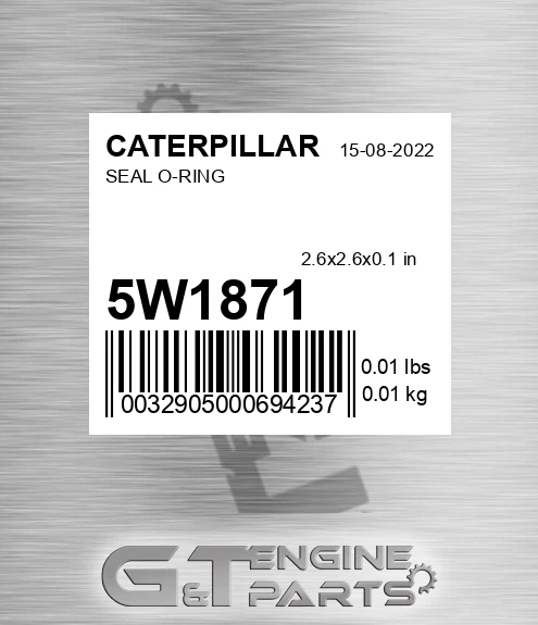 5W-1871 Seal O-ring