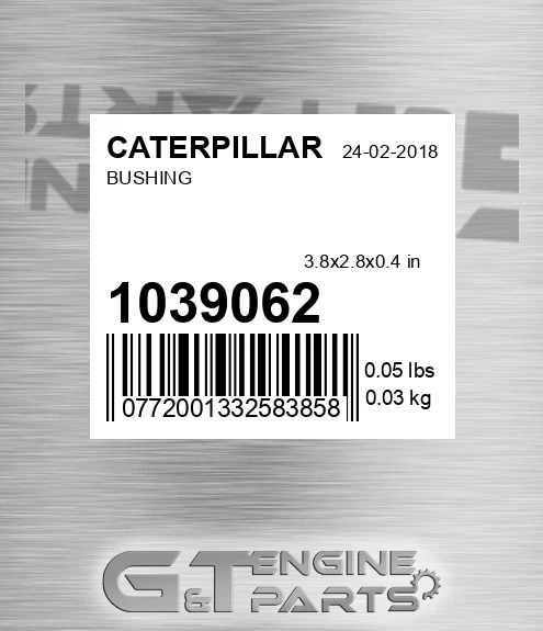 103-9062 Bushing for CATERPILLAR
