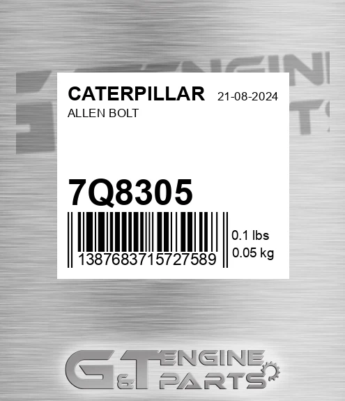 7Q-8305 Allen Bolt for CATERPILLAR
