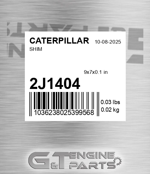2J-1404 Shim for CATERPILLAR