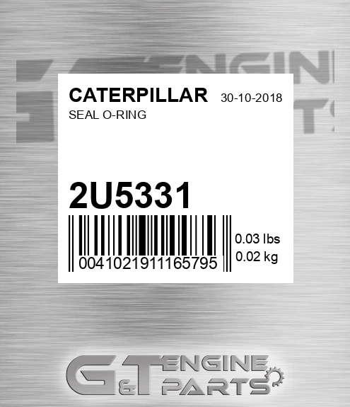 2U-5331 Seal O-ring for CATERPILLAR
