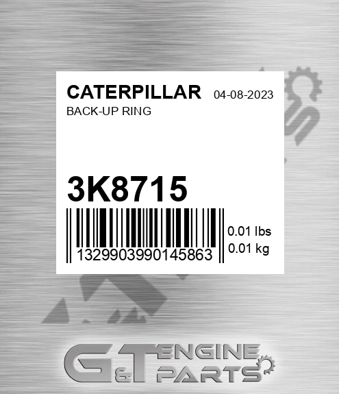 3K-8715 Back-up Ring for CATERPILLAR