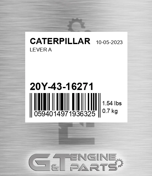 20Y-43-16271 Lever A