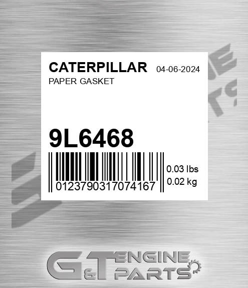 9L-6468 Paper Gasket