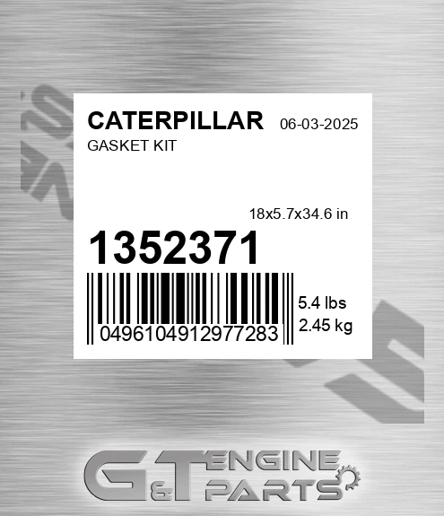 135-2371 Gasket Kit for CATERPILLAR