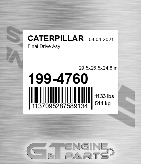 199-4760 Final Drive Asy for CATERPILLAR