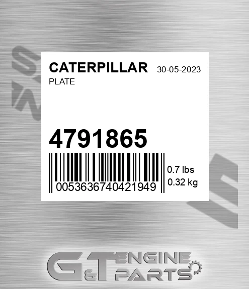 4791865 Plate