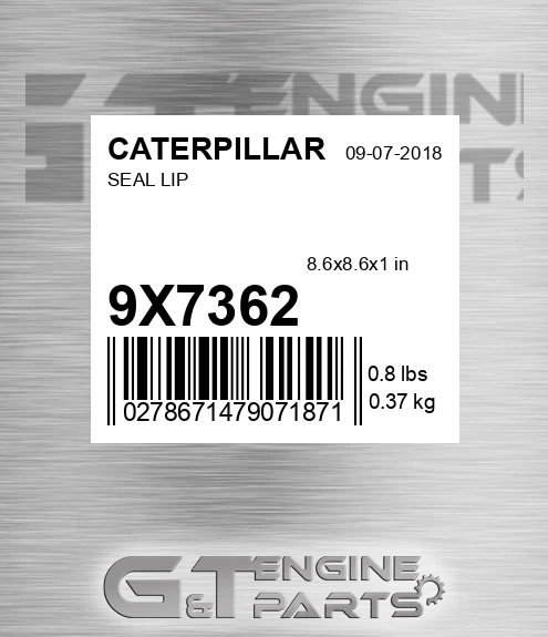 9X7362 Seal Lip