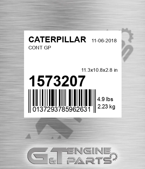 1573207 Cont Gp for CATERPILLAR