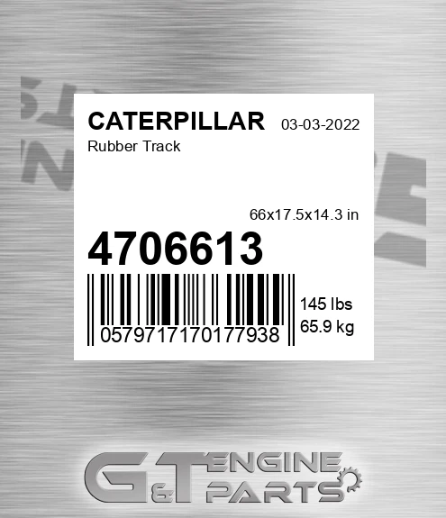 4706613 Rubber Track