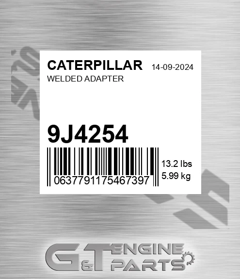 9J-4254 Welded Adapter for CATERPILLAR