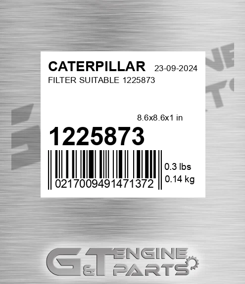 122-5873 Filter Suitable for CATERPILLAR