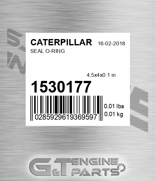 153-0177 Seal O-ring for CATERPILLAR