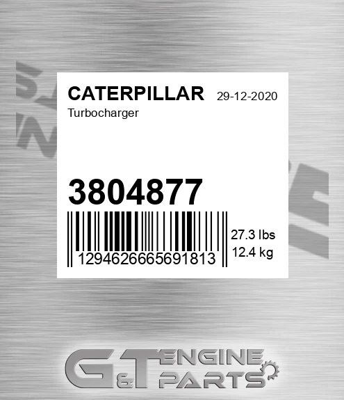 3804877 Turbocharger for CATERPILLAR