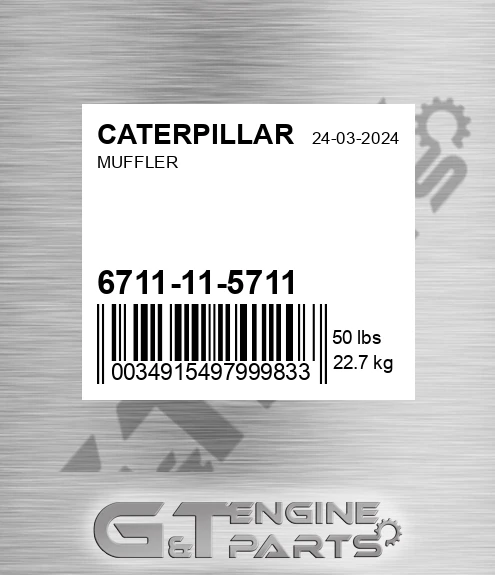 6711-11-5711 Muffler