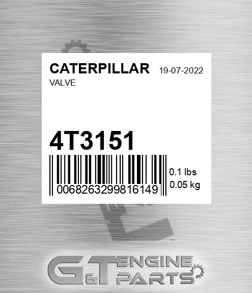 4T3151 Valve