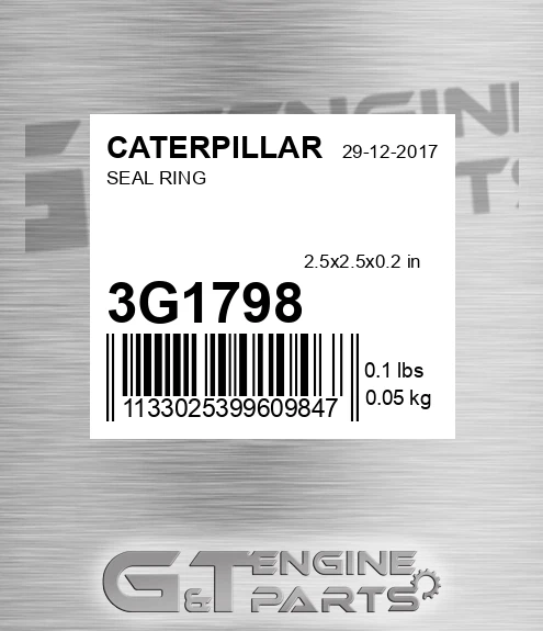 3G-1798 Seal Ring for CATERPILLAR