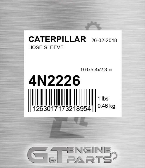 4N-2226 Hose Sleeve for CATERPILLAR