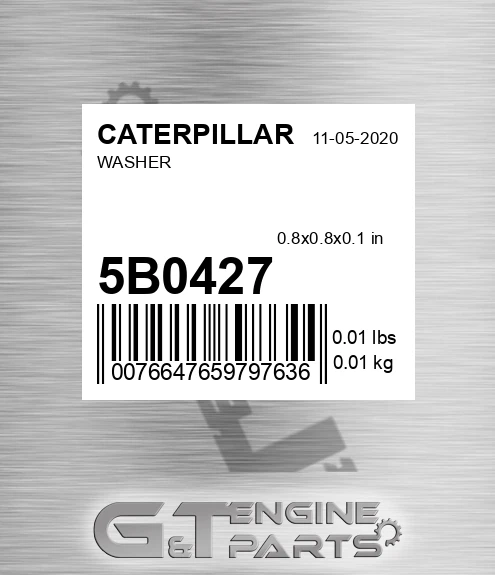 5B0427 Washer