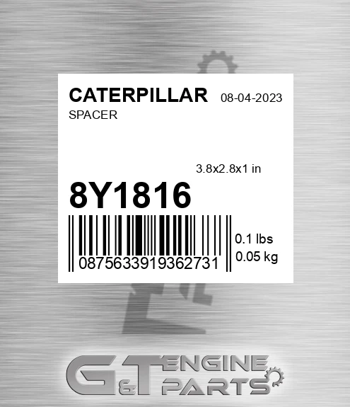 8Y1816 Spacer