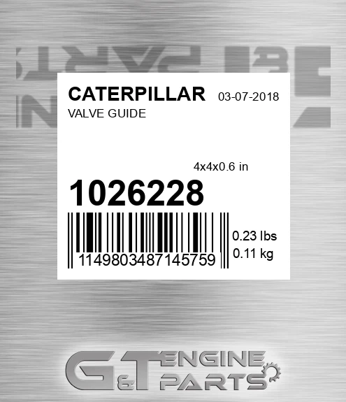 102-6228 Valve Guide