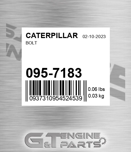 095-7183 Bolt