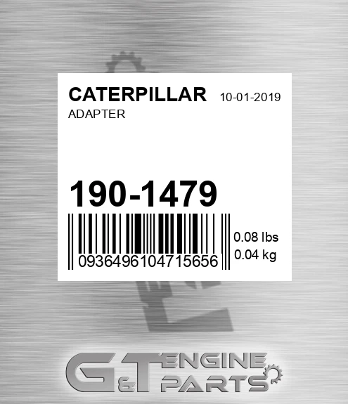 190-1479 Adapter for CATERPILLAR
