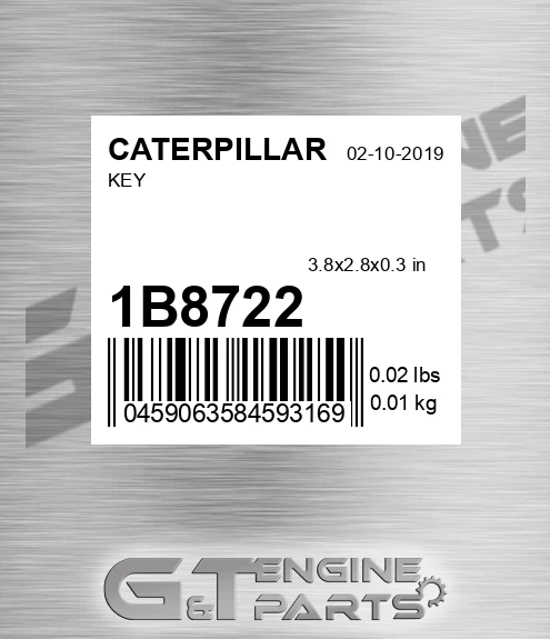 1B8722 Key