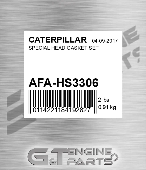 AFA-HS3306 Special Head Gasket Set
