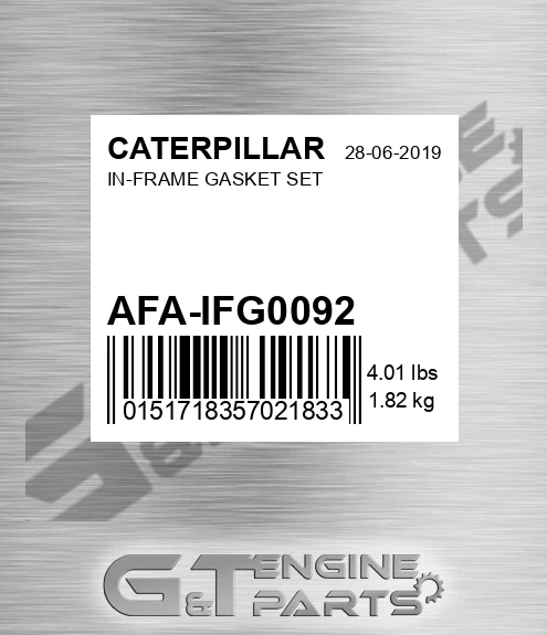 AFA-IFG0092 In-frame Gasket Set