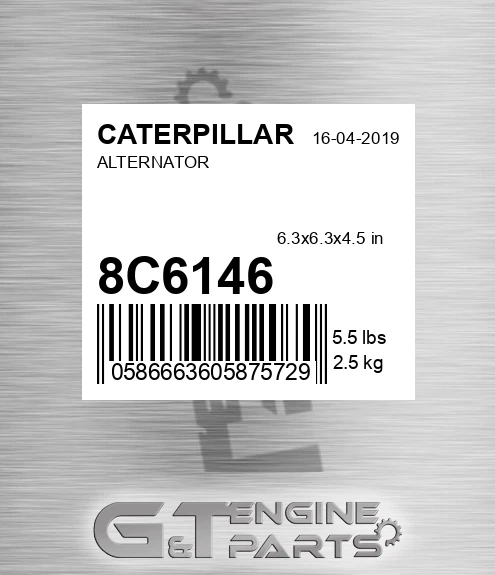 8C-6146 Alternator