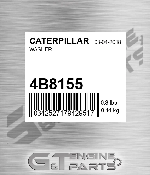 4B8155 CATERPILLAR Washer
