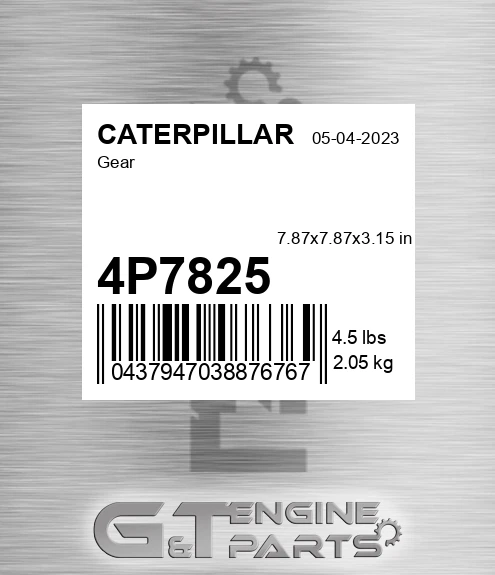4P7825 Gear