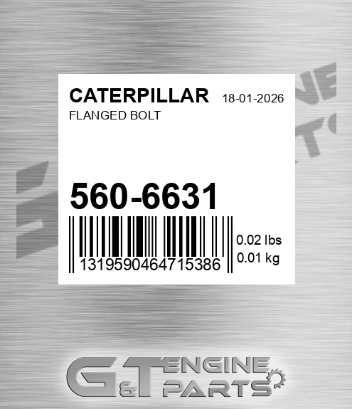 560-6631 Flanged Bolt