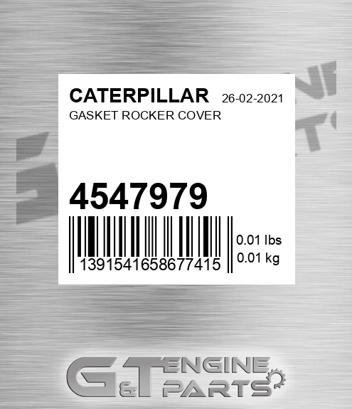 454-7979 Gasket Rocker Cover for CATERPILLAR
