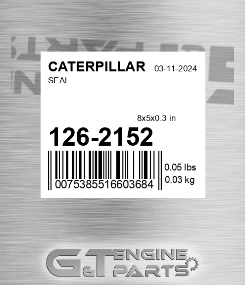 126-2152 Seal for CATERPILLAR